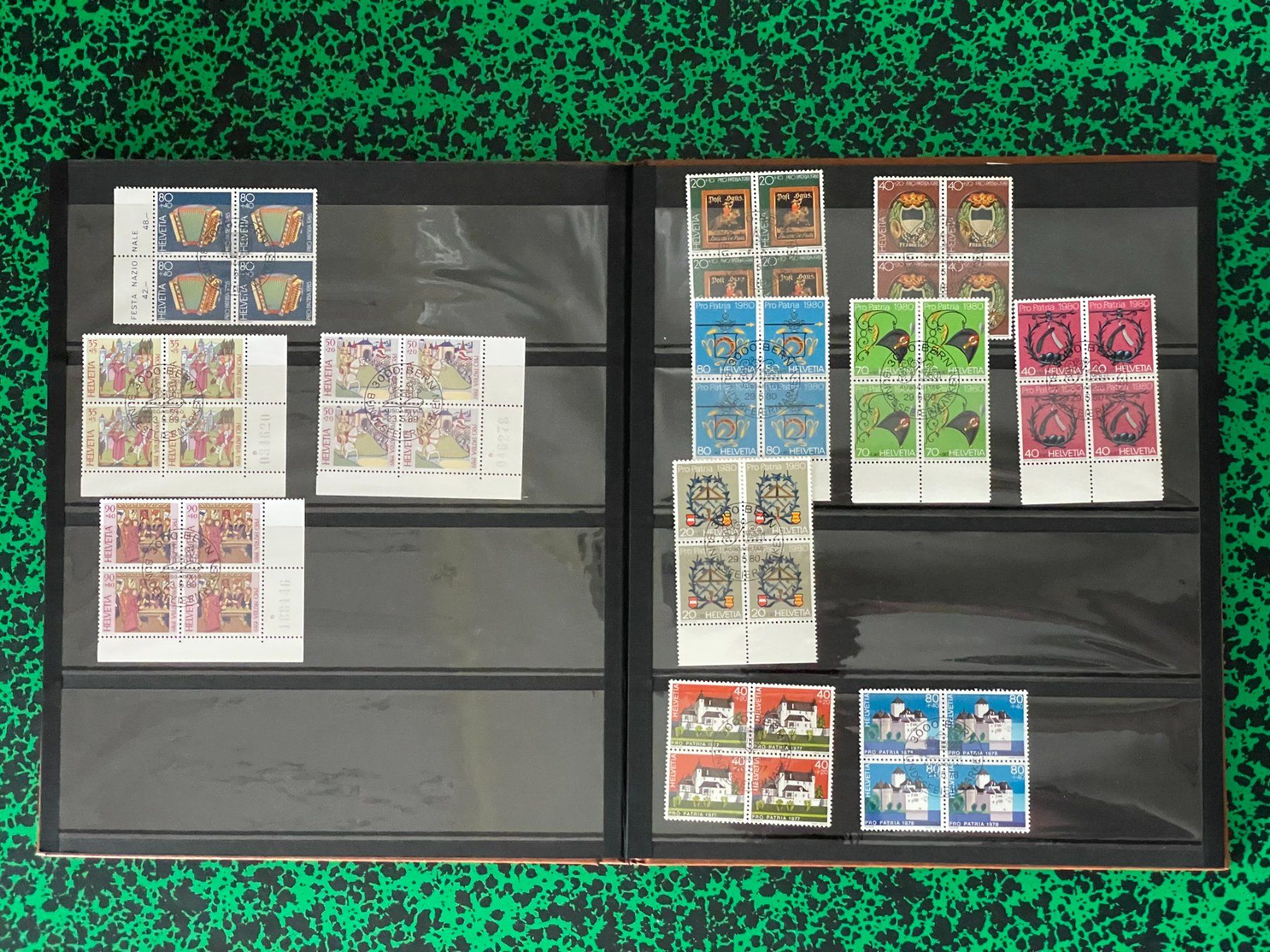 Tous les timbres: Viererblöcke 205 Stück – Neuf (Voir description) à Menzingen par Wlukas 7