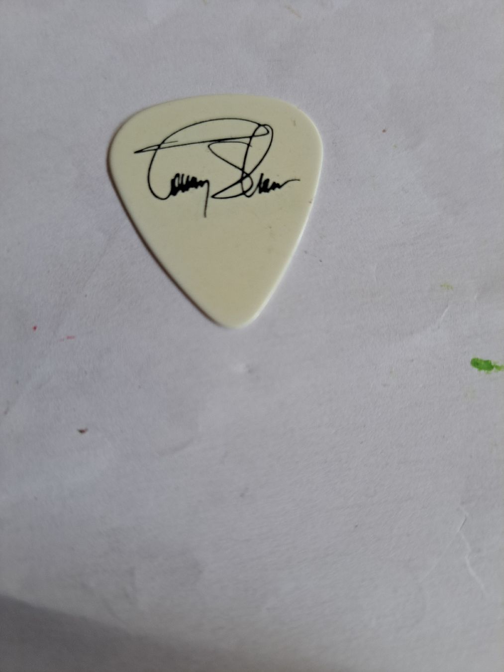 Autografi: SHAW BLADES Guitar Pick Plektrum – Usato da Sierre venduto da ronhextall 1