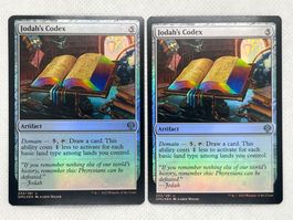 2x Jodah's Codex 233/281 U DMU foil