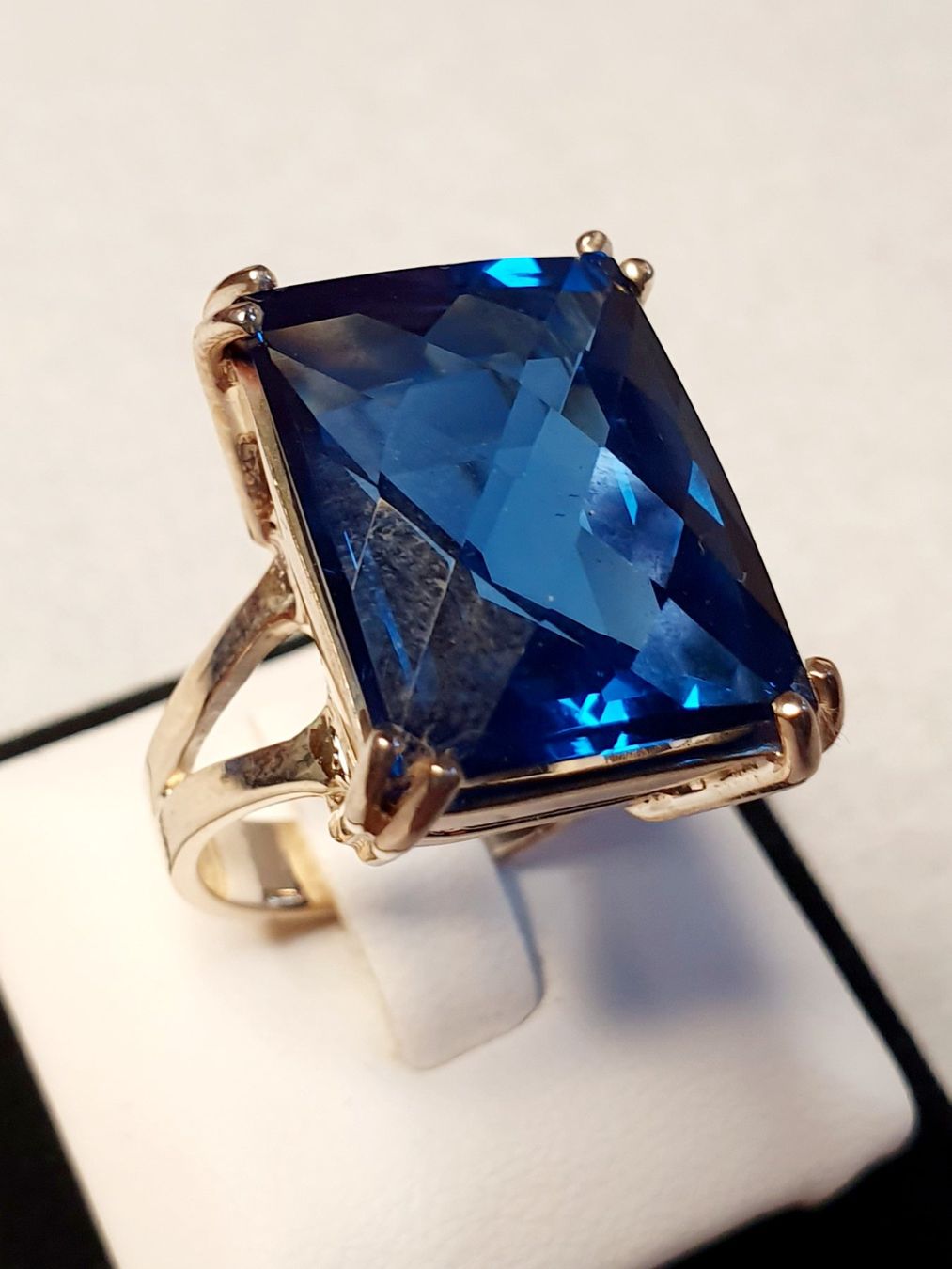 Ringe: Blau Topas Solitair Ring – Neu (gemäss Beschreibung) aus Zürich von benedikt12 5