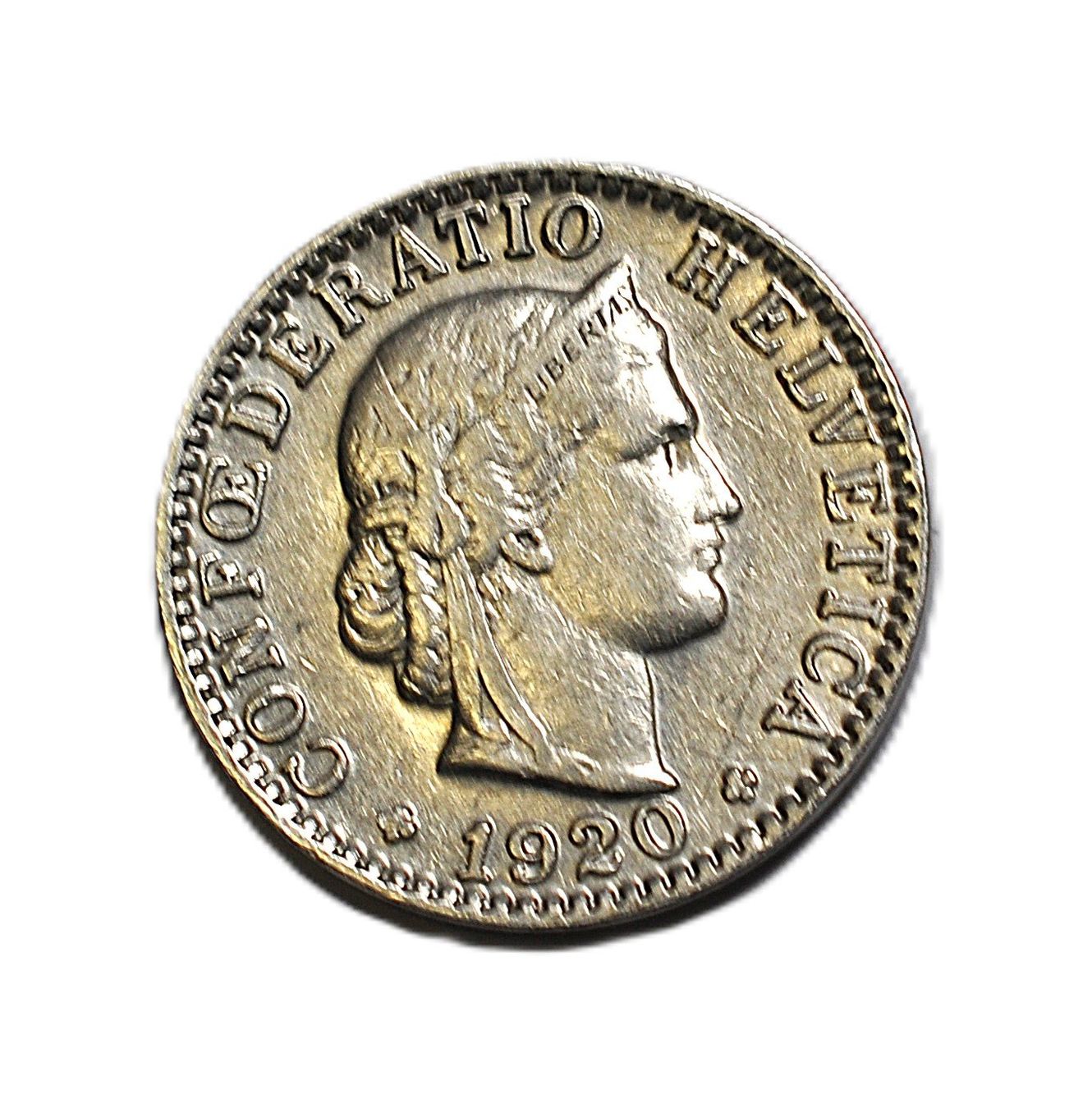 Tutti le monete: 20 Rappen von 1920 – Usato da Grabs venduto da Fadenquarz