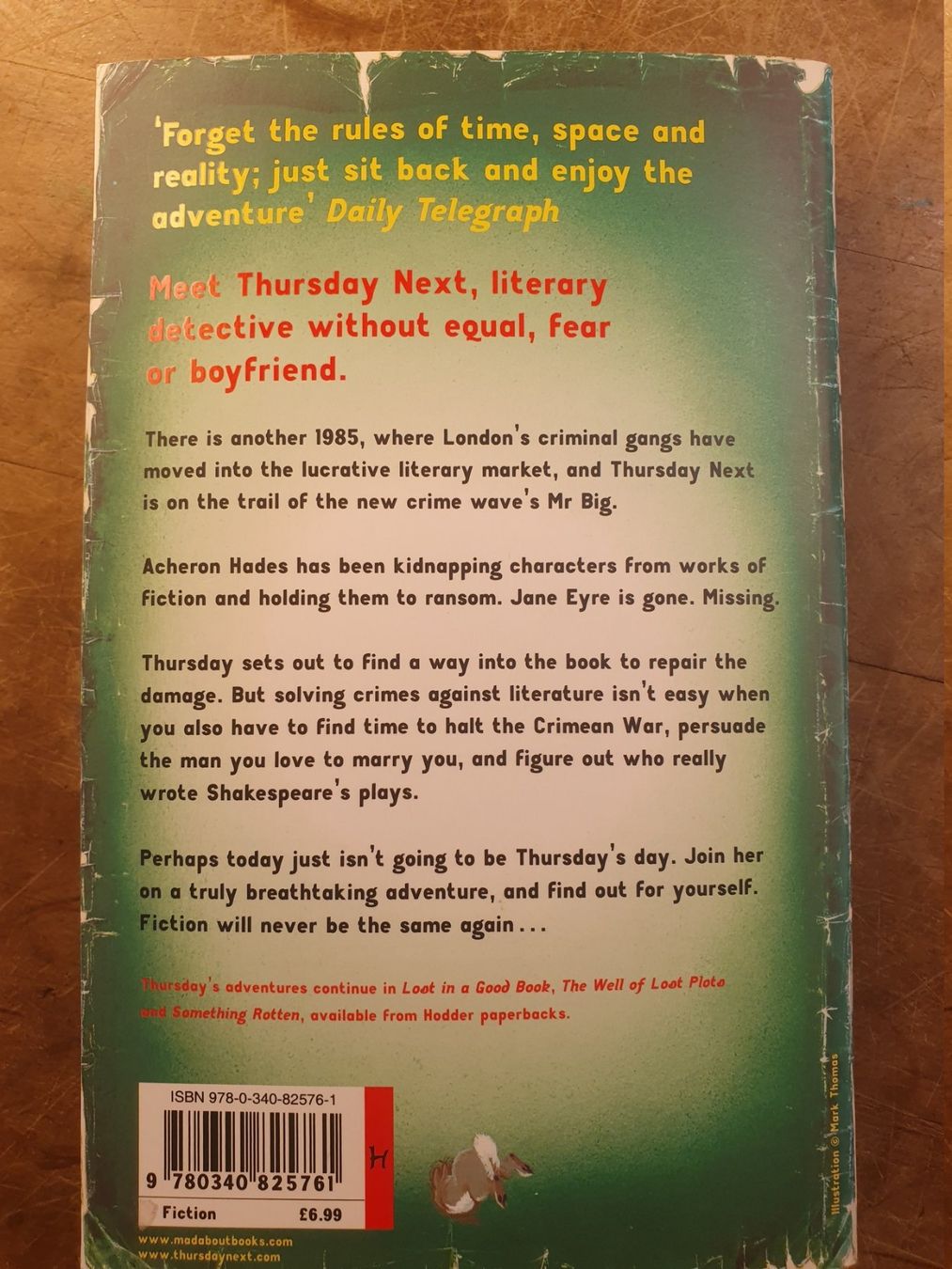 Libri: The Eyre Affair - Jasper Fforde – Usato da Zürich venduto da loosebone 9