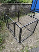 Gitter mit Türe Hundegitter