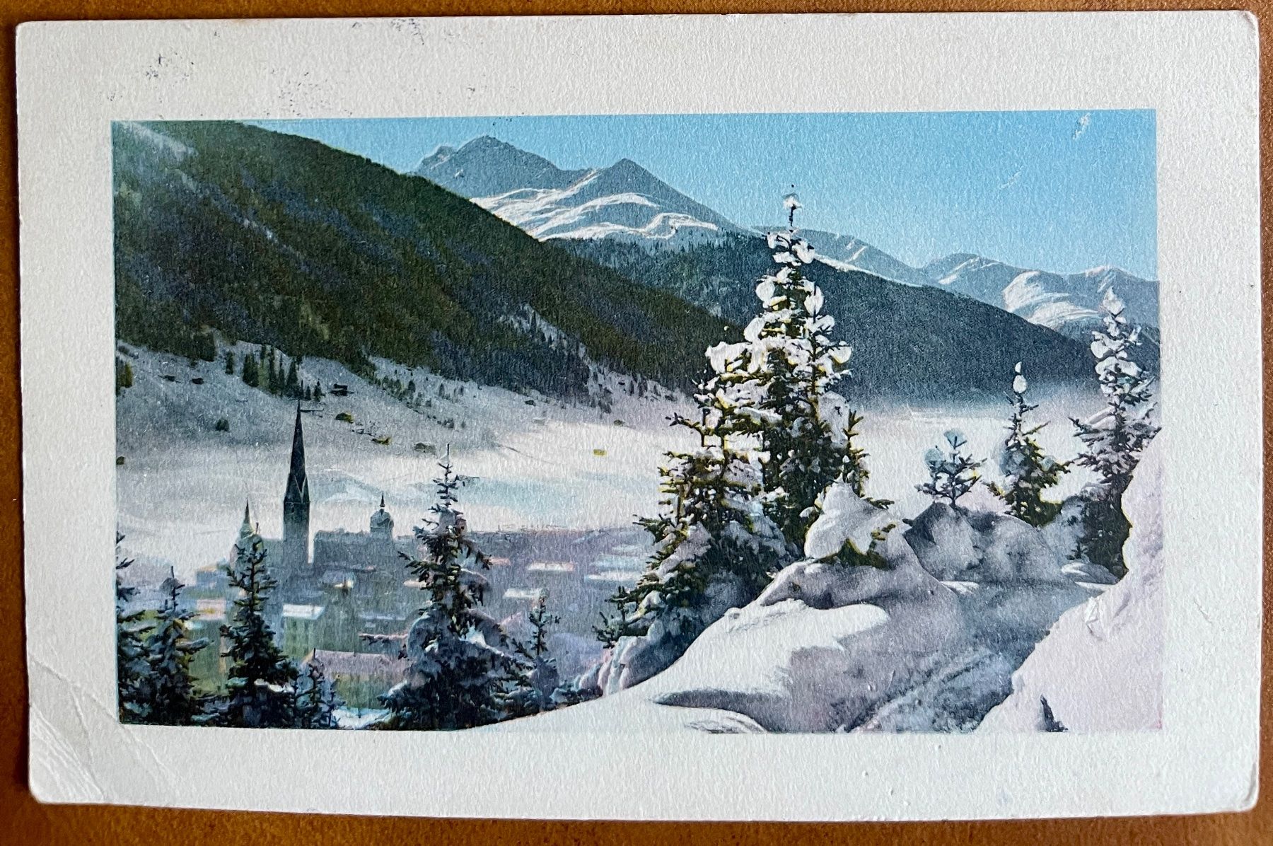 Cartoline postali: DAVOS - 1914 – Usato da Lutry venduto da Ediego