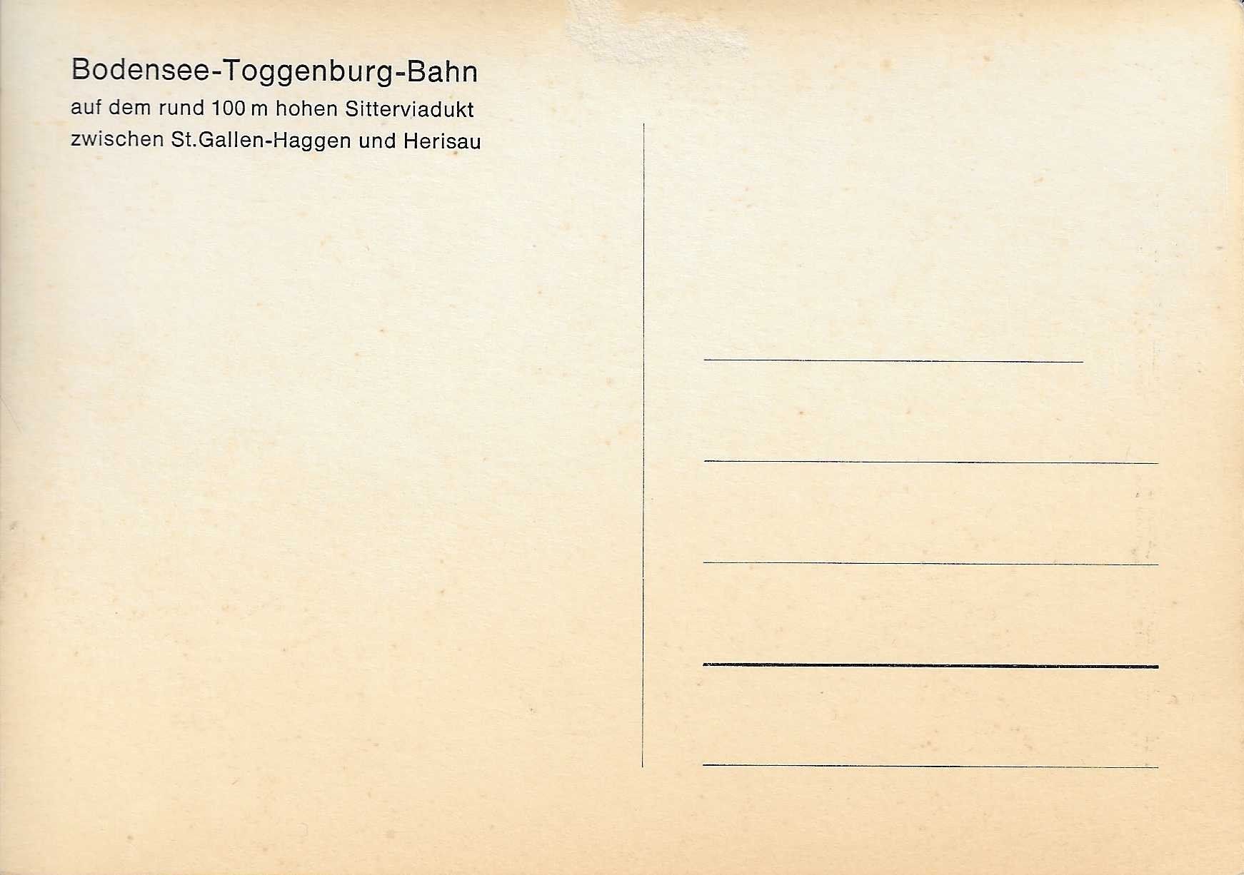 Ansichtskarten: Bodensee-Toggenburg-Bahn – Neu (gemäss Beschreibung) aus Rothrist von Stranglehold 1