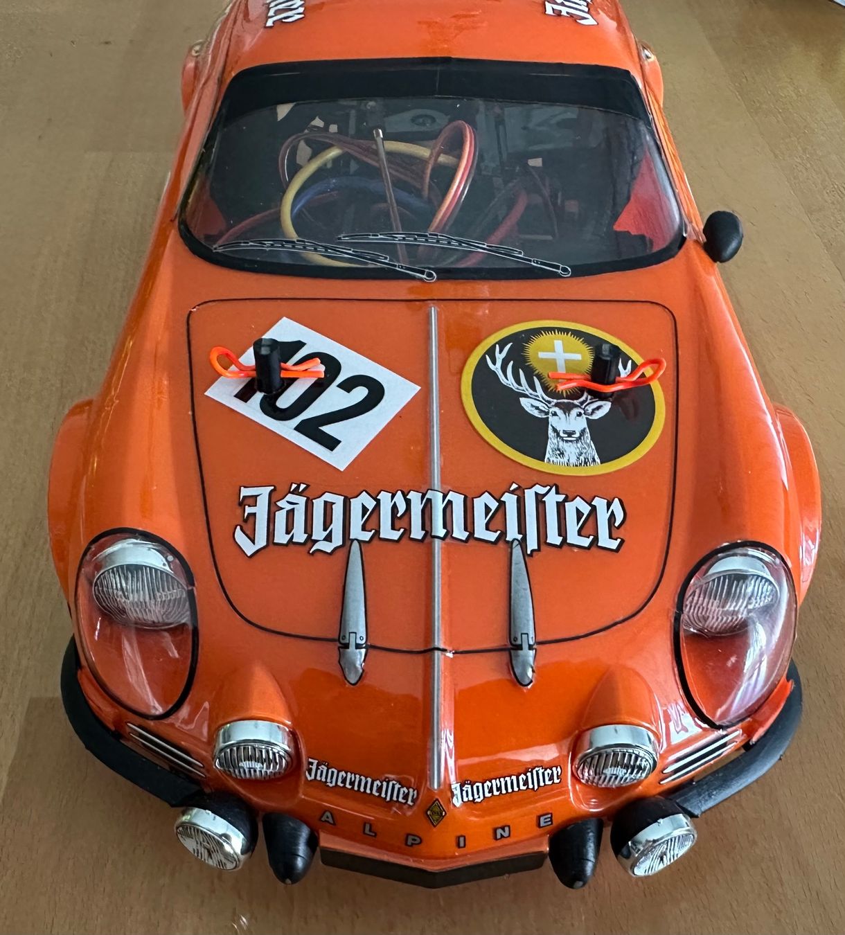 Tamiya Modellismo RC: Tamiya RC Renault Alpine Jägermeister – Usato da Oftringen venduto da ib.85 2