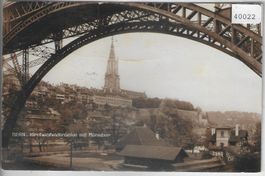 Bern - Kirchenfeldbrücke mit Münster