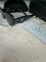 Prada Sunglasses Black Rectangular Full Set With Receipt