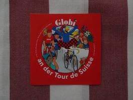 Abziehbild 2024 Globi an der Tour de Suisse 10 x 10cm - G79
