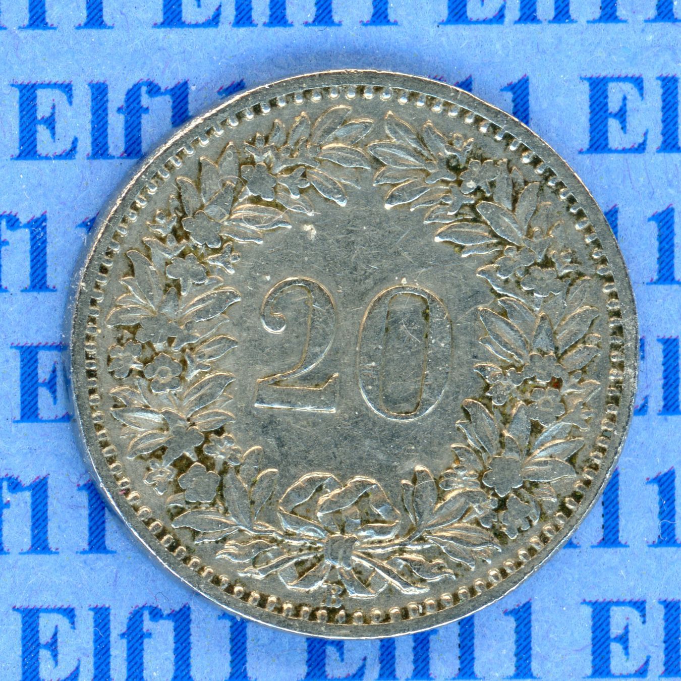 Alle Münzen: CHF___0.20 1900 s 20 Rappen – Gebraucht aus Widnau von Elf11 1