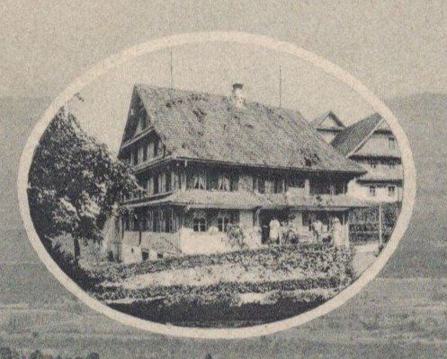 Cartoline postali: Gubel  Kloster und Pension 1907 – Usato da Aarau venduto da kufi44 1