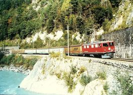 FLIMS Rhätische Bahn in der Rheinschlucht, Valser-Wasser-Zug