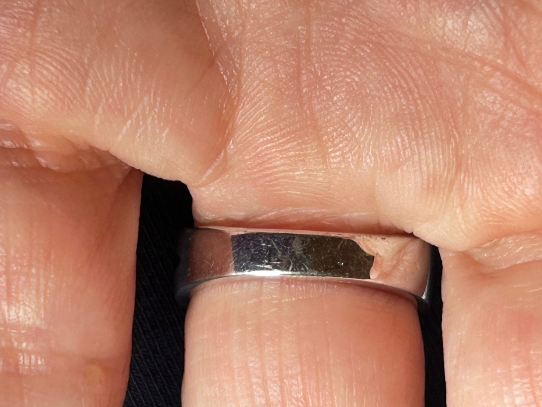Anelli: Schicker Silberring mit Orangen-Steinen (Grösse 56) – Usato da Laufen venduto da belleskulptur 4