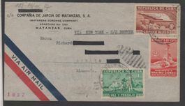 Kuba Brief 1937 Schiffspost S/S Bremen
