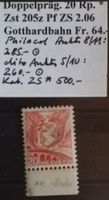 3986C) 205z.2.06, Abart Doppelprägung postfrisch Kt. 500.-