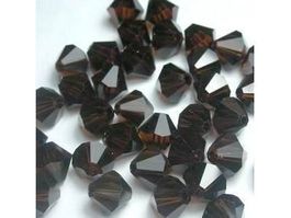 Perlen Swarovski, 4mm, Mocca