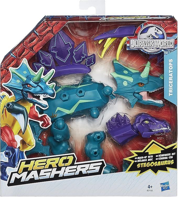 Hasbro Spielzeuge: Hasbro Jurassic World Hero Mashers Triceratops – Gebraucht aus Mezzovico von  3