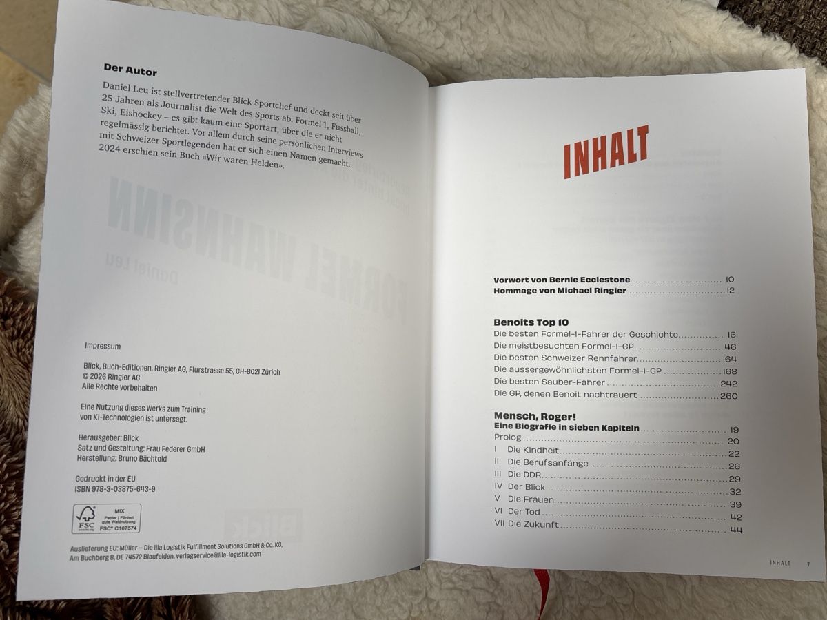 Libri: Formel Wahnsinn - Roger Benoit, Daniel Leu. NEU – Nuovo (secondo la descrizione) da Birr venduto da Brigitte73 2