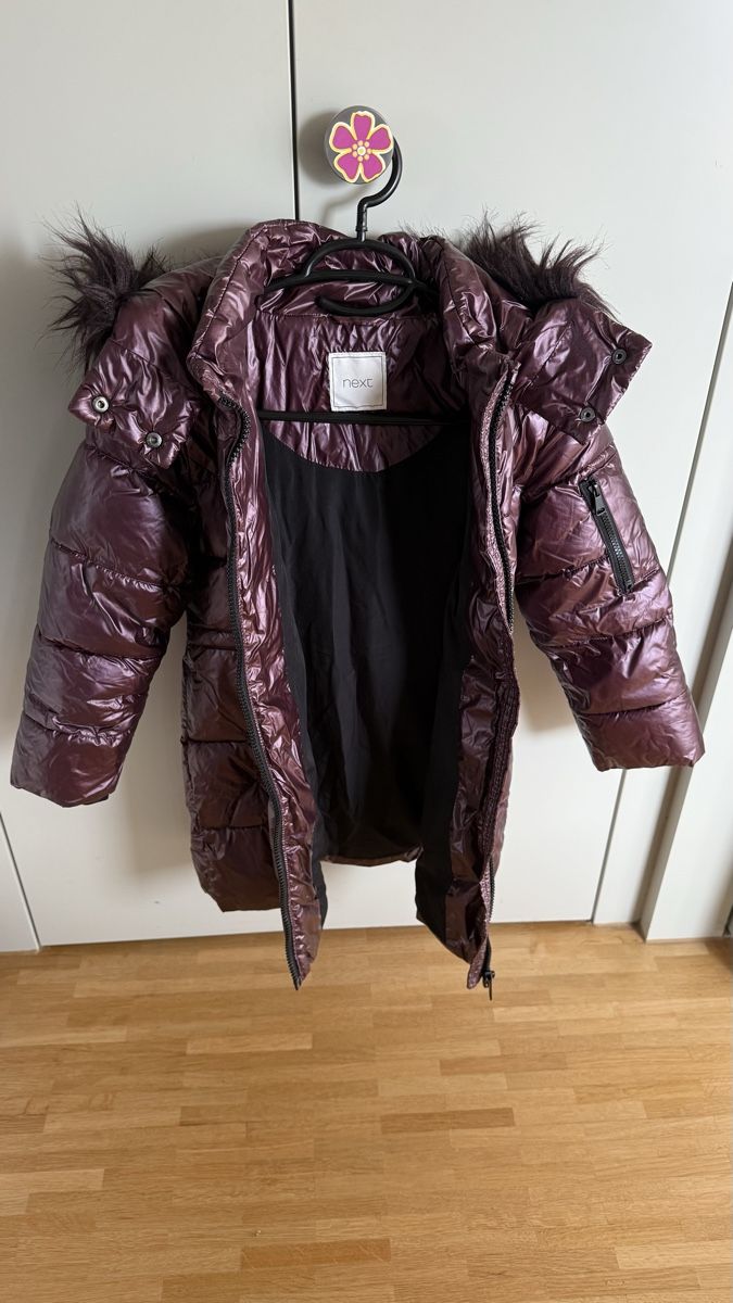 Next Giacche & Cappotti: Mädchen Next Wintermantel gr.128 – Usato da Winterthur venduto da -BeHappy24- 4