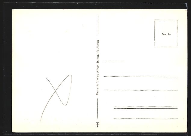 Cartoline postali: AK St. Moritz, Chesa Veglia A. D. 1658 – Usato da Berlin venduto da bartko-reher 1