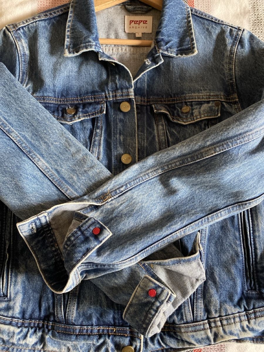 Pepe Jeans Giacche: Veste jeans Pepe Jeans – Nuovo (secondo la descrizione) da Lonay venduto da Ikoko 4