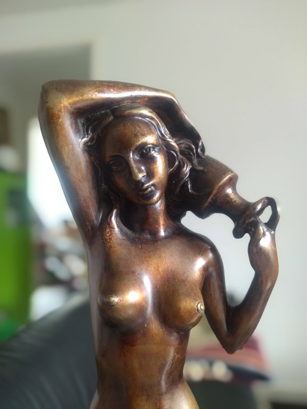 Statuette: Statuette Art Déco "Femme à la cruche" – Usato da Neuchâtel venduto da Maostong01