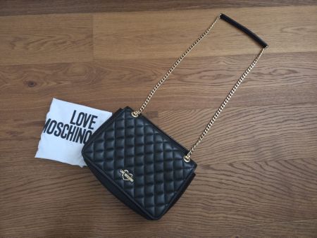 Original Love Moschino Tasche schwarz / gold neuwertig
