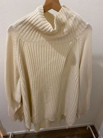Strickpullover creme Gr. 56 / 58 / 60