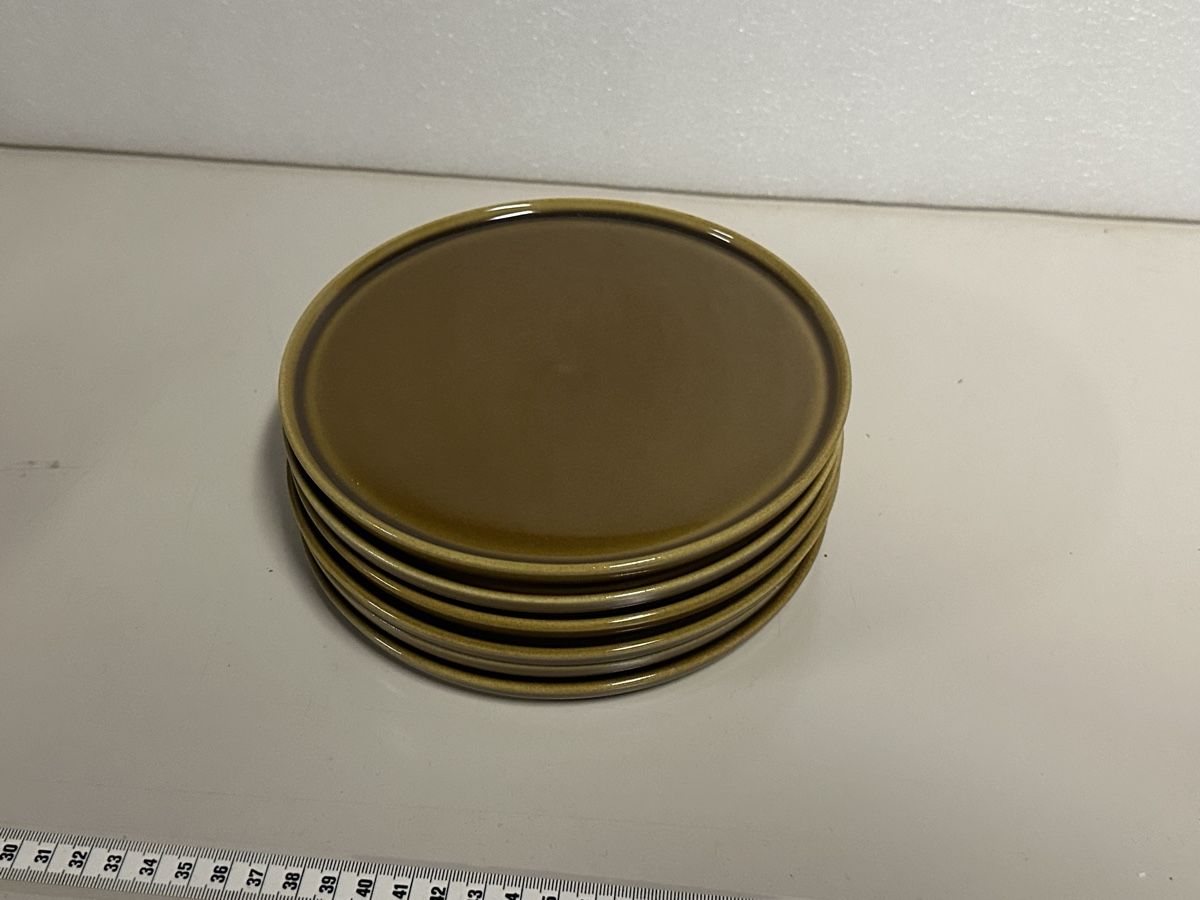 Teller: Original 6 stk Desserteller Melitta 70 er Design – Gebraucht aus Deitingen von Himhip 6