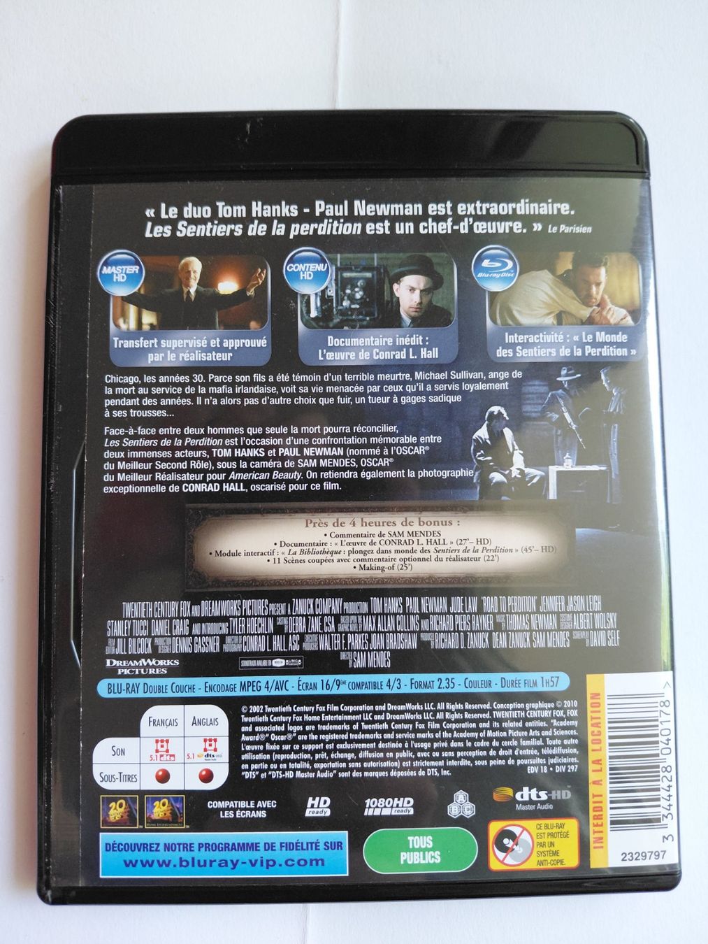 Tutti i DVDs: Les sentiers de la perdition – Usato da Denges venduto da Hellboy10 1