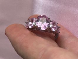 Silberring ROSAROT (57)