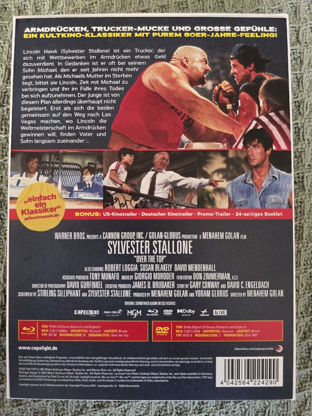 Tutti i DVDs: Over the Top - Mediabook - Blu-ray + DVD – Usato da Ellikon a d Thur venduto da razzorblog 2