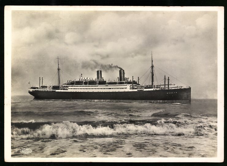 Fotografie & Manifesti: Fotografie Schiff, Dampfer SS Berlin des – Usato da Berlin venduto da bartko-reher