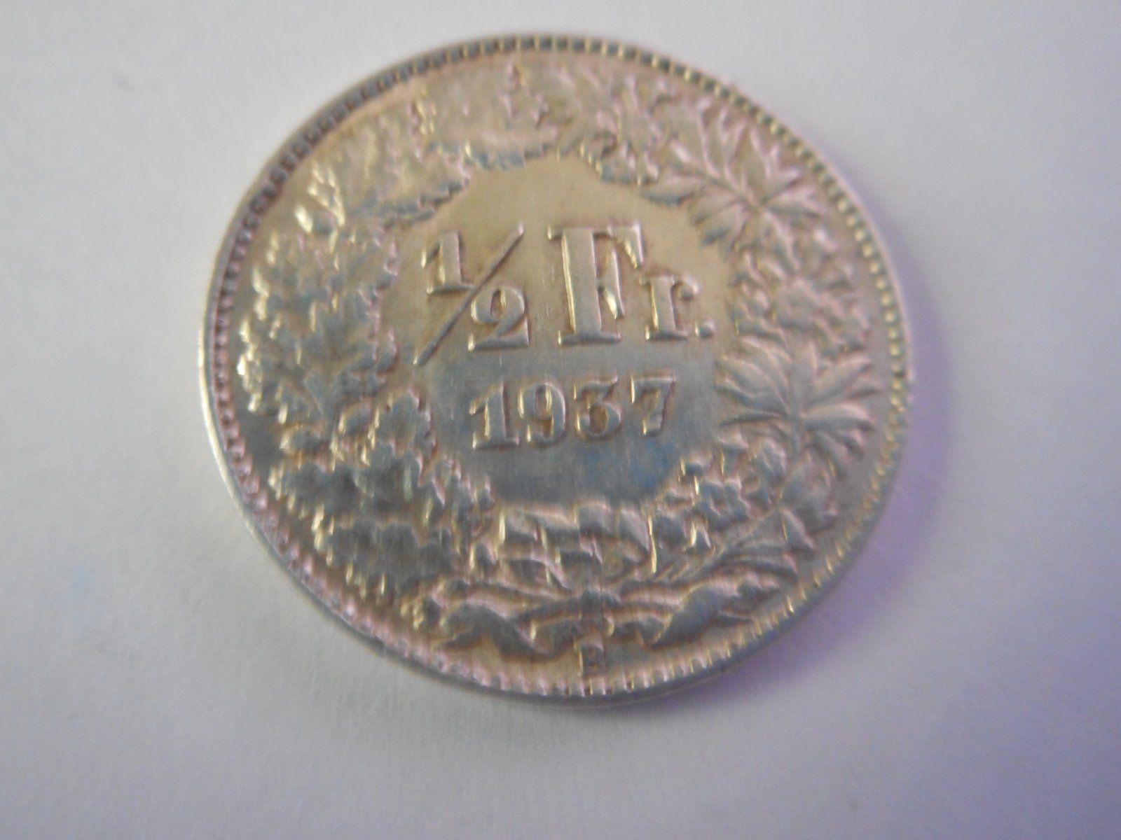 Alle Münzen: 50 Rp. 1937 silber  vorz – Gebraucht aus Kriegstetten von pizlad2010 1