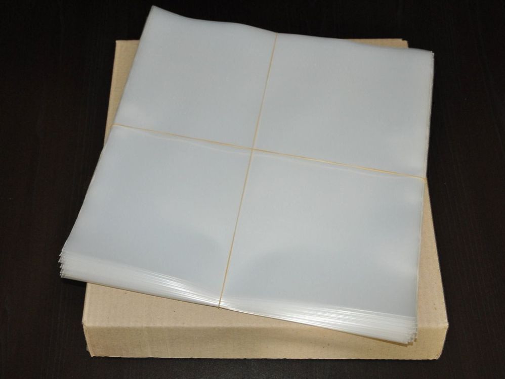 50x LP & Maxi Record Outer Sleeves – Archival Quality Clear Plastic 12" Covers – World-trading-net