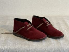 Zita Broolz Wildleder-Stiefeletten bordeaux Gr. 40 – neu