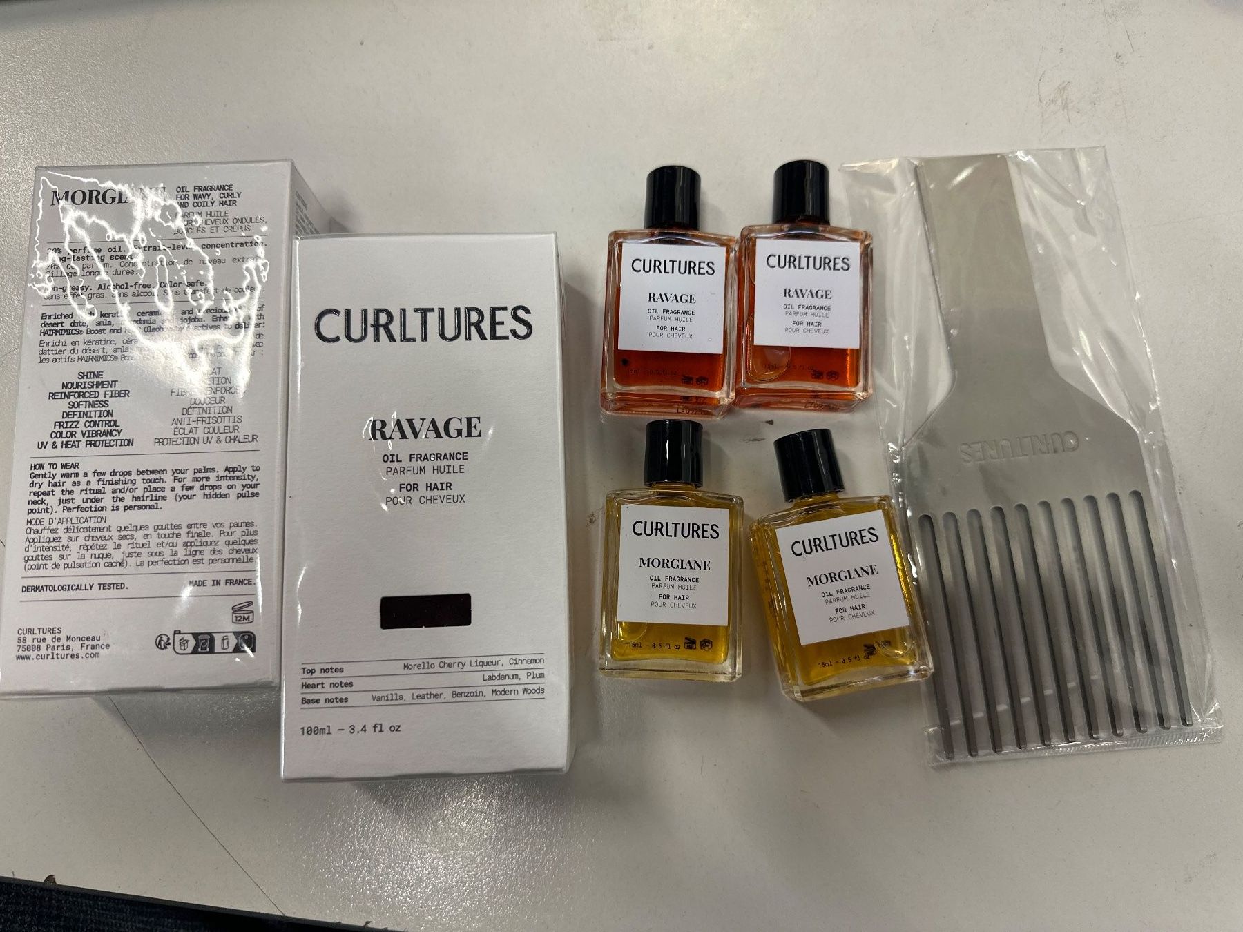 Profumi & Eau de Toilette: Curltures Haarparfum-Set Morgiane & Ravage – Nuovo e nell'imballaggio originale da Pfungen venduto da PapaJoy17