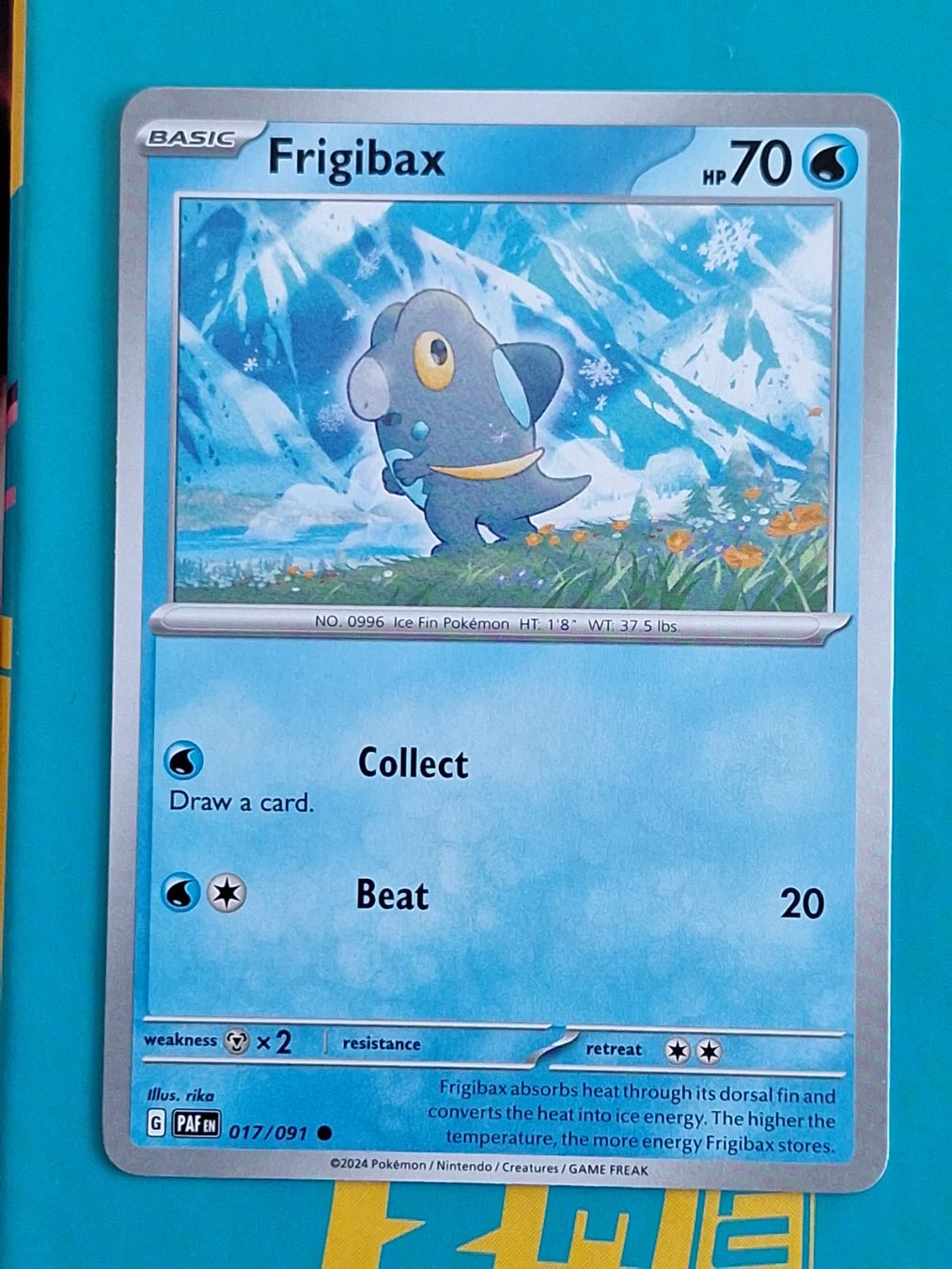 Pokémon Carte collezionabili: Frigibax - Pokemon Paldean Fates – Usato da Altstätten SG venduto da GGsGameshop