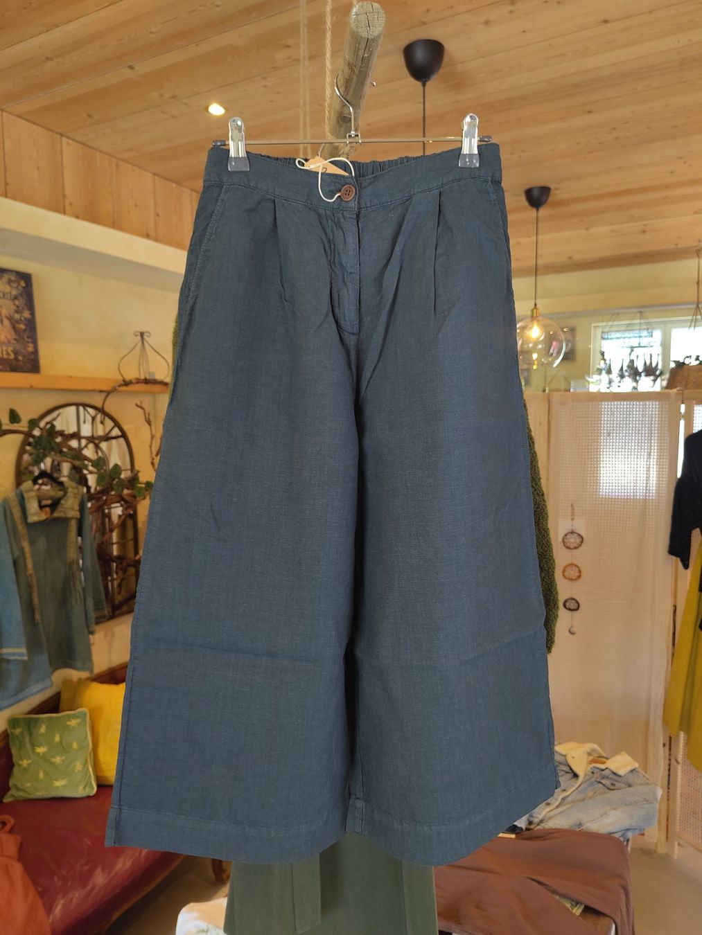 Twothirds Pantaloni: TWOTHIRDS Linen culotte Blau S-M – Nuovo (secondo la descrizione) da Losone venduto da ell_nora89