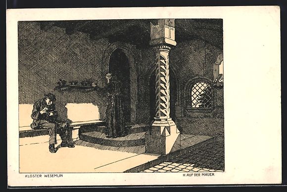 Cartoline postali: AK Alt - Luzern, Kloster Wesemlin – Usato da Berlin venduto da bartko-reher