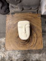 Skulptur aus Sandstein, Gesicht, Kunstobjekt, Deko, Top!