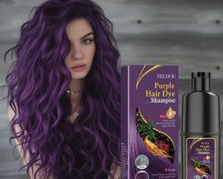 Haarfärbendes Lila-Shampoo- Gleichmässige Färbung