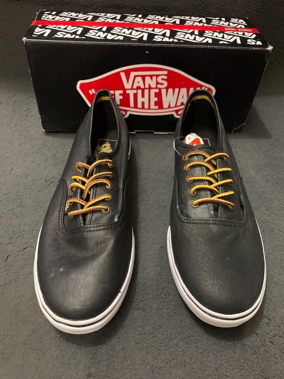 Vans lo outlet pro black leather