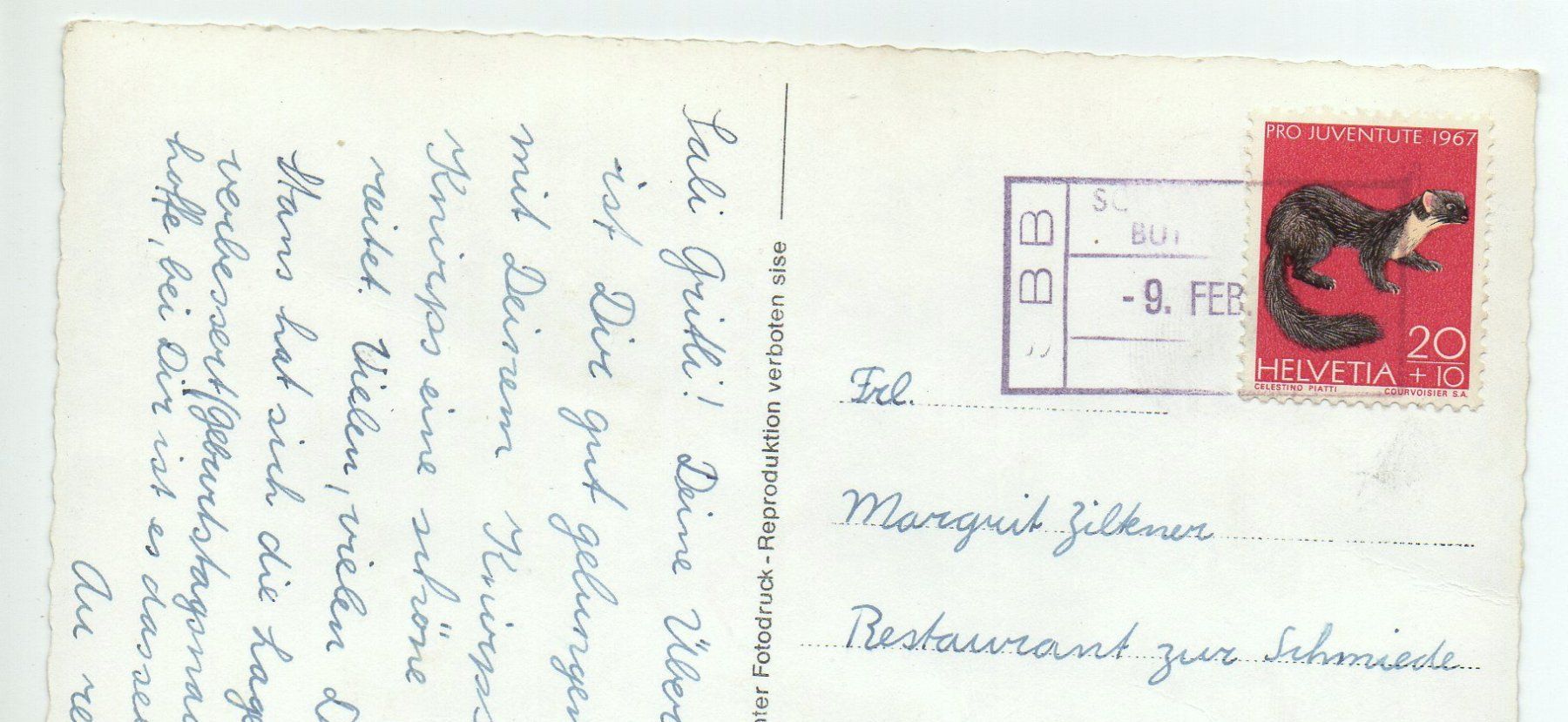Cartoline postali: NÄFELS (Glarus) mit Glärnischkette und Rautispitz – Usato da Jona venduto da philajona 1