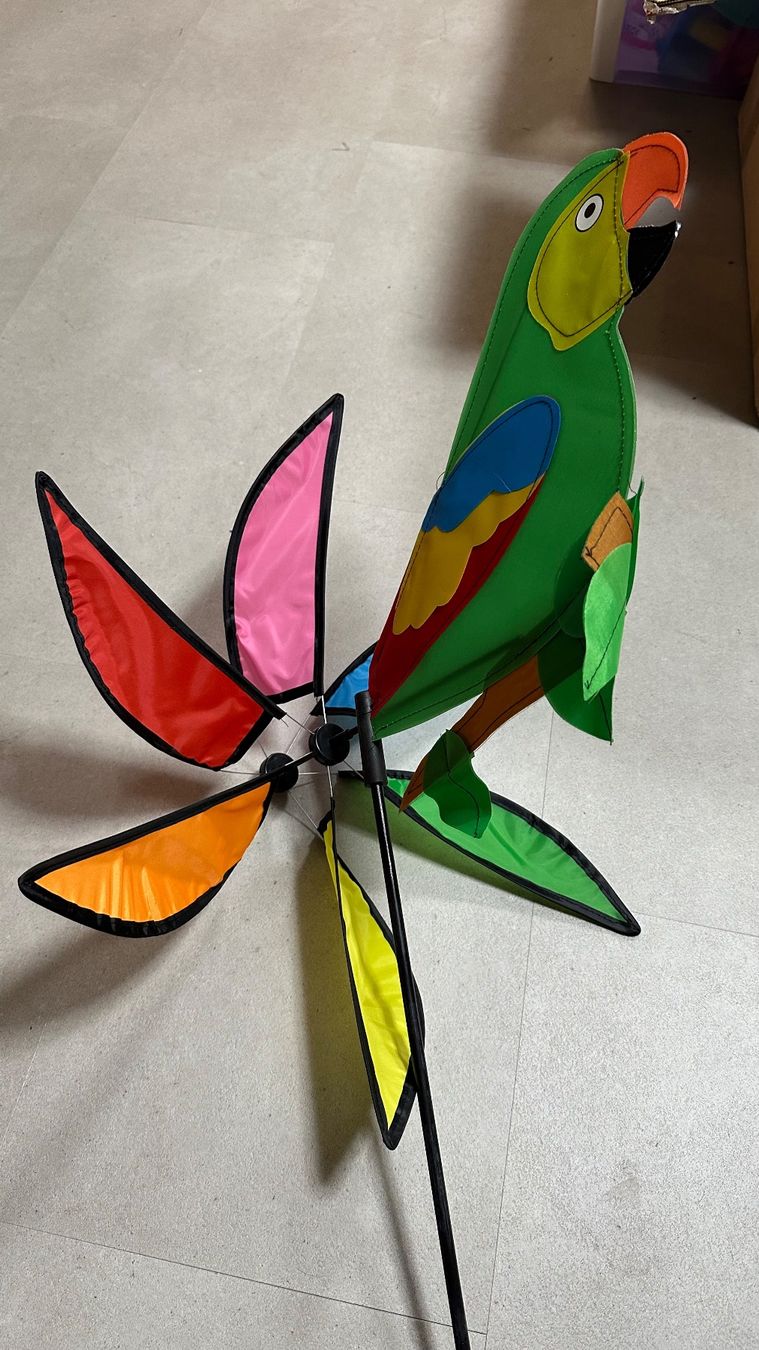 Sonstige Dekorationen & Accessoires: Papagei-Windspiel Windrad für Garten oder Balkon neu! – Neu (gemäss Beschreibung) aus Schönenbuch von marisli80 1