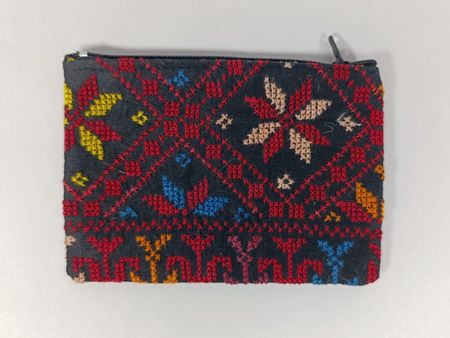 Porte-monnaie fermeture éclair à motifs 13 x 10 cm