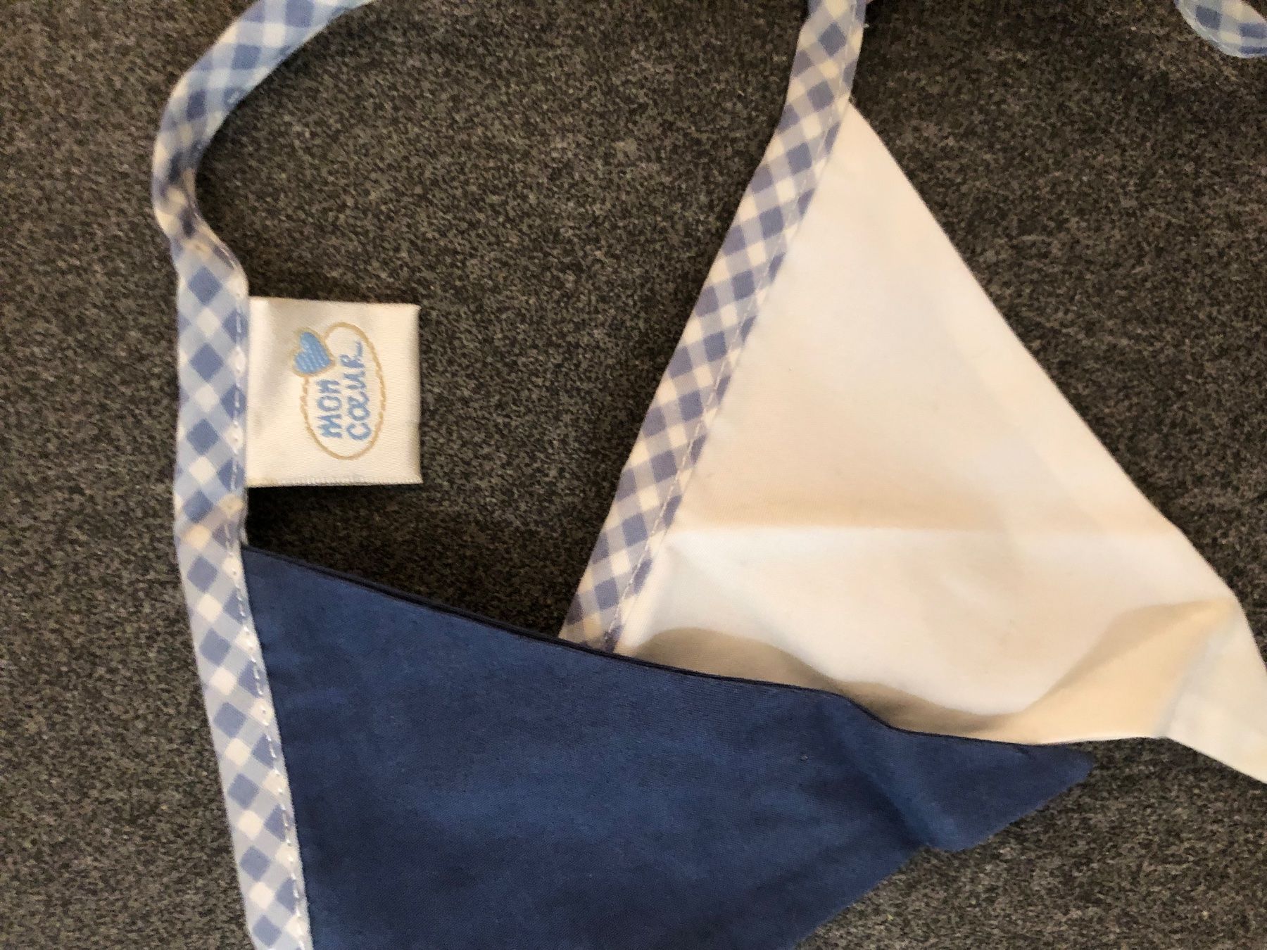 Alle Dekorationen: STOFFWIMPELGIRLANDE blau, weiss, beige – Gebraucht aus Wattwil von jopara 1