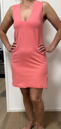 Sommerkleid Koralle Gr. S, Blue Lemon 