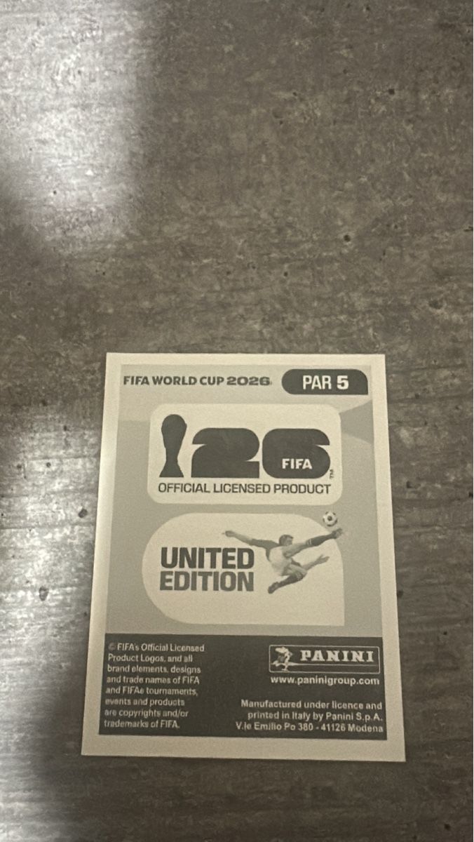 Panini Carte collezionabili: PAR 5 , FIFA WORLD CUP 2026 – Nuovo (secondo la descrizione) da Frauenfeld venduto da 1PegPeg1 1