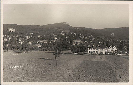 Cartoline postali: Dornach SO Ortsansicht Nr.26309  ,  ca.1930 – Usato da Solothurn venduto da Bepposol